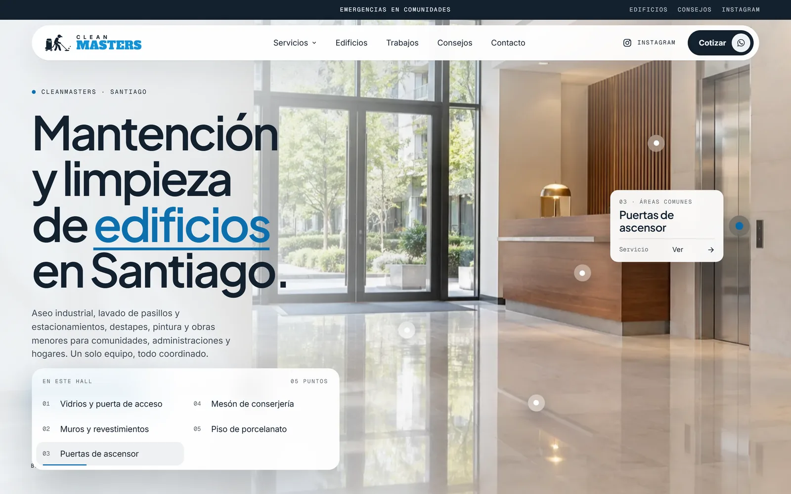 Pantalla de CleanMasters