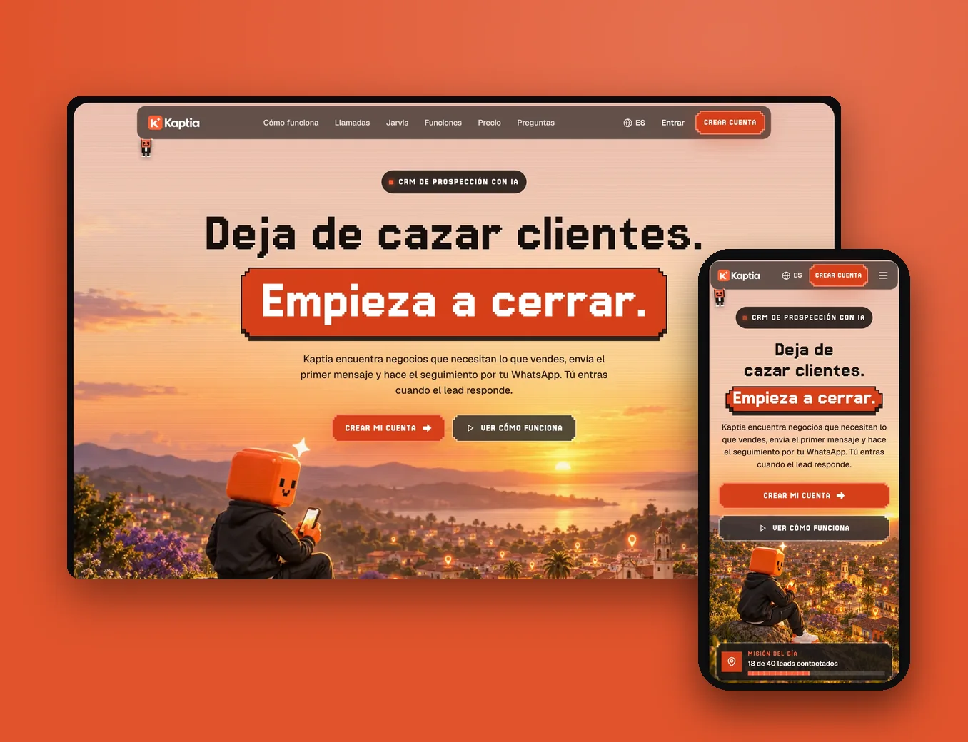 Kaptia: CRM de prospección con IA y WhatsApp