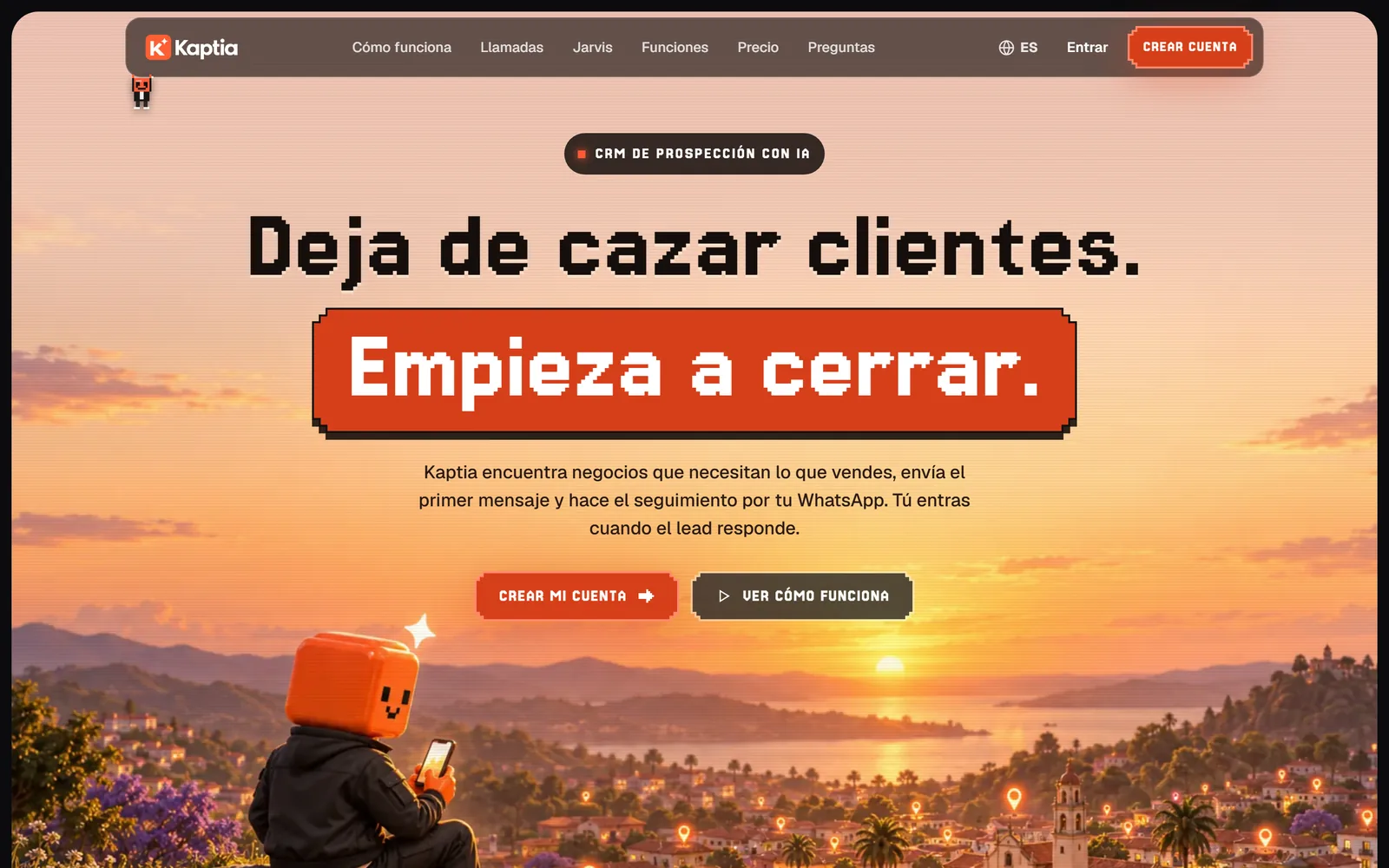 Pantalla de Kaptia
