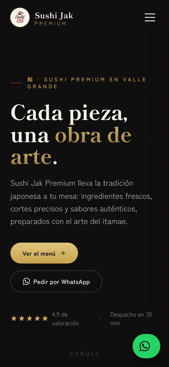 Sushi Jak en el celular